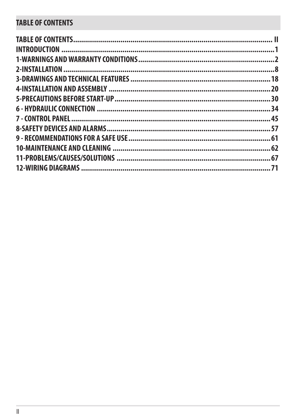 MCZ Vivo 80 Pellet HYDRO User Manual | Page 2 / 74