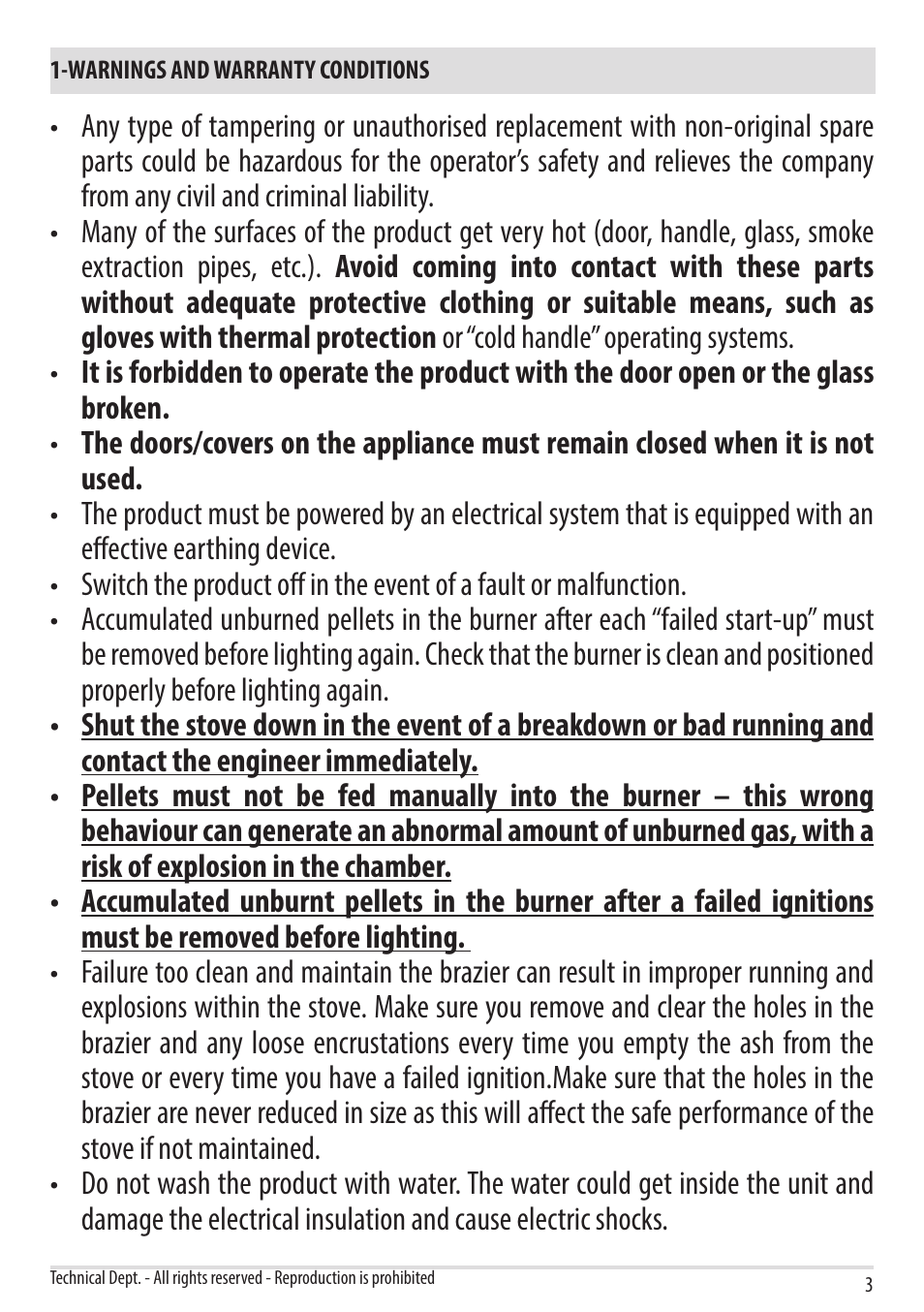 MCZ Vivo 80 Pellet HYDRO User Manual | Page 5 / 74