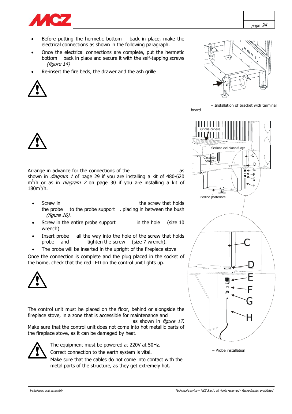 MCZ AirSystem 70 DX User Manual | Page 24 / 37