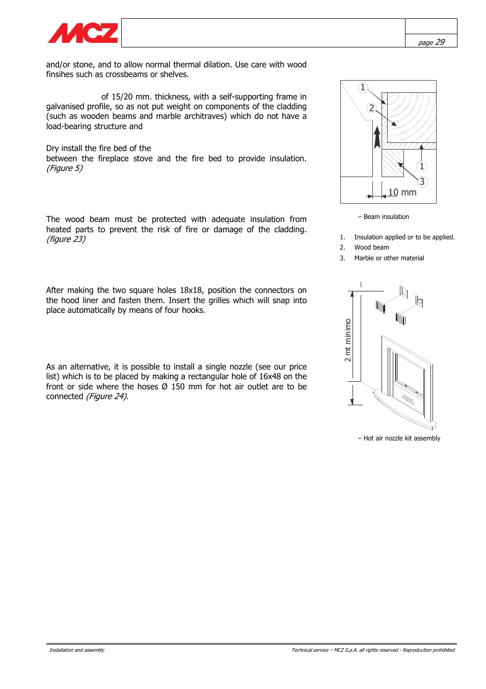 MCZ AirSystem 70 DX User Manual | Page 29 / 37