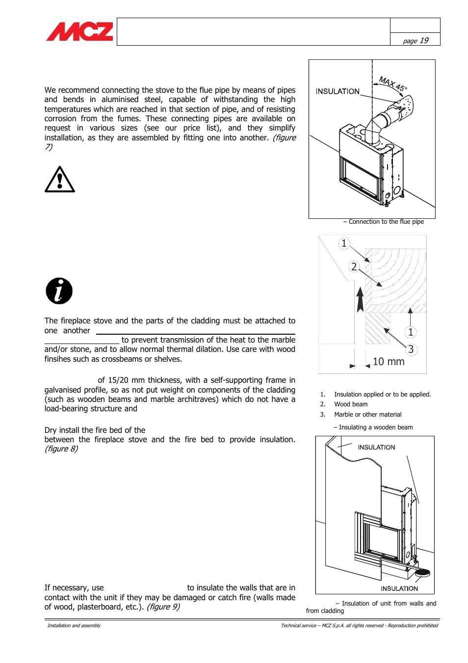 MCZ Forma PURO 115 User Manual | Page 19 / 40