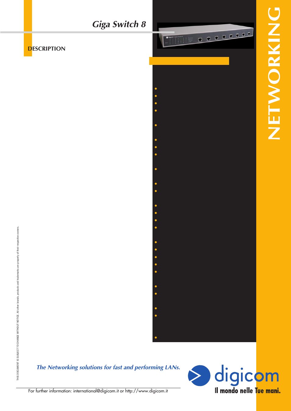 Digicom 8E4126 User Manual | 1 page