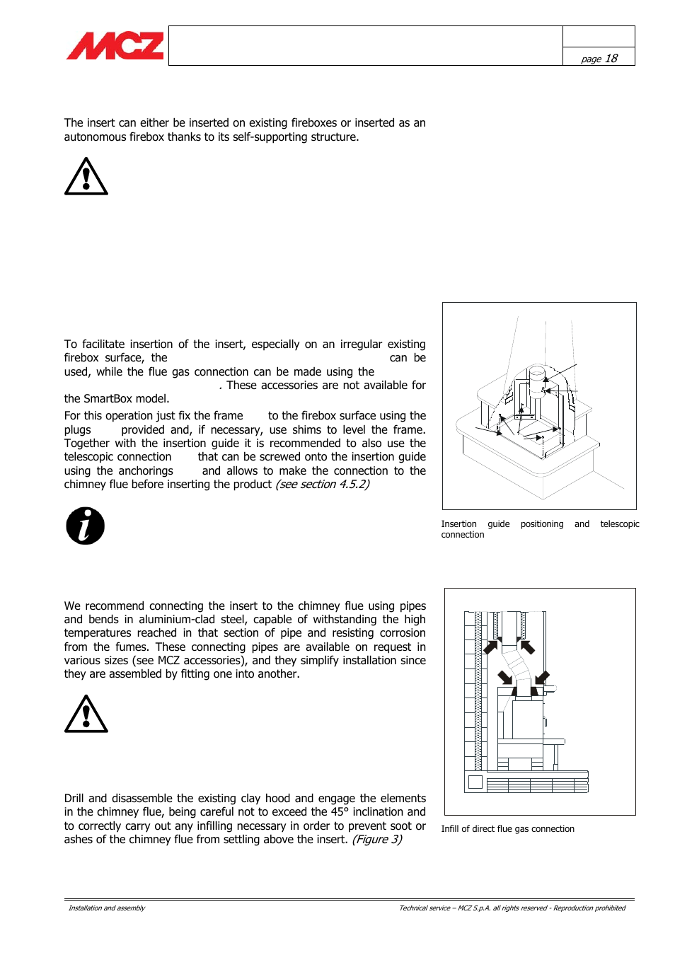 Ba c d | MCZ Boxsystem 75 FR User Manual | Page 18 / 37