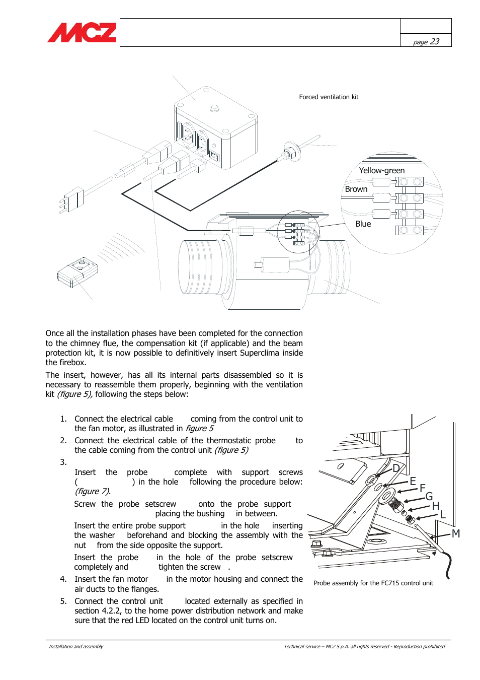 MCZ Boxsystem 75 FR User Manual | Page 23 / 37