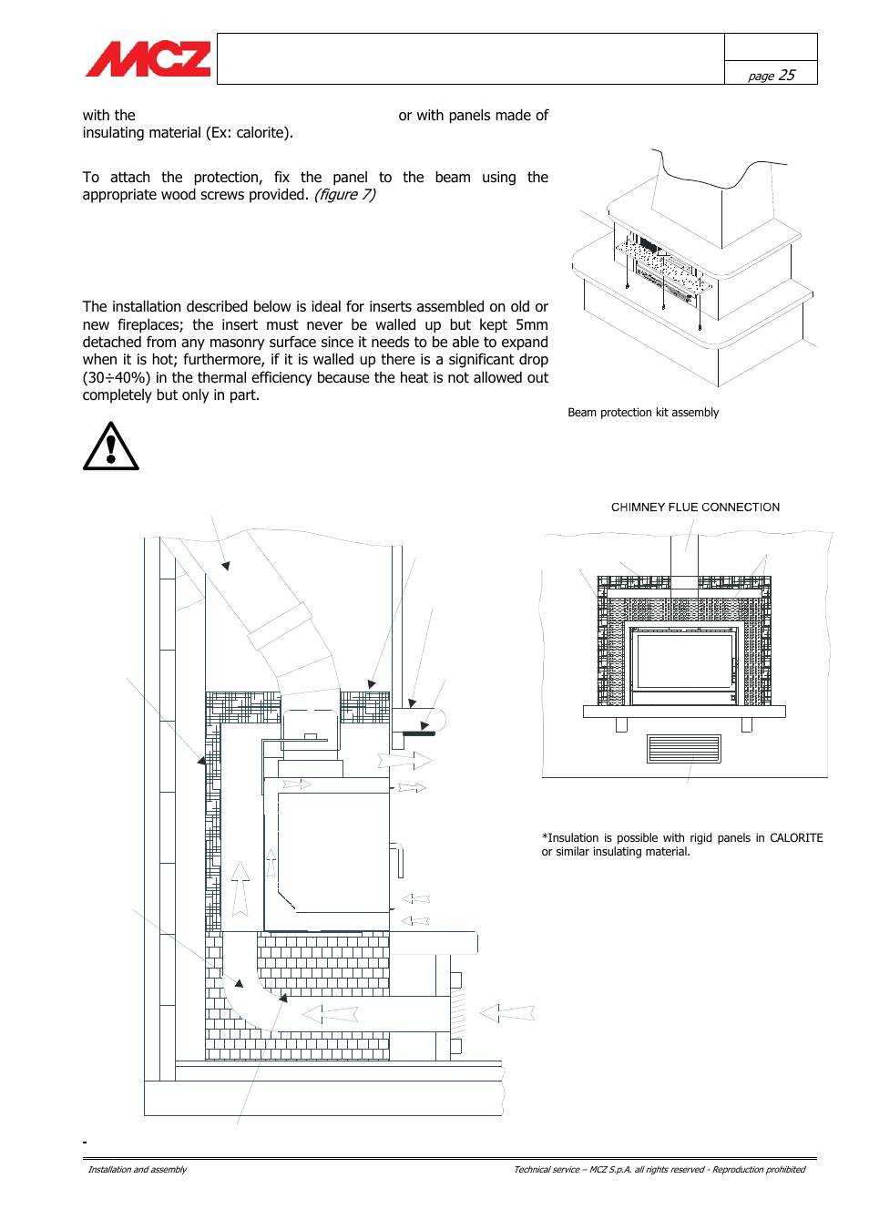 MCZ Boxsystem 75 FR User Manual | Page 25 / 37