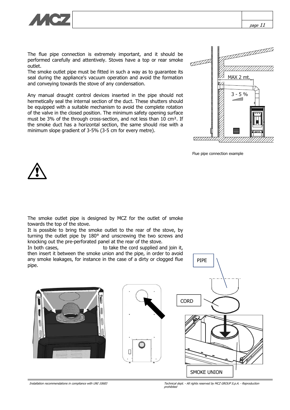MCZ Kasai User Manual | Page 11 / 30