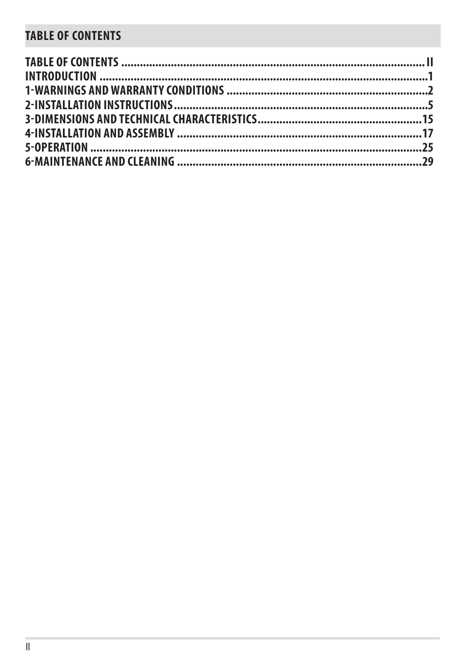 MCZ Stripe Overnight User Manual | Page 2 / 36
