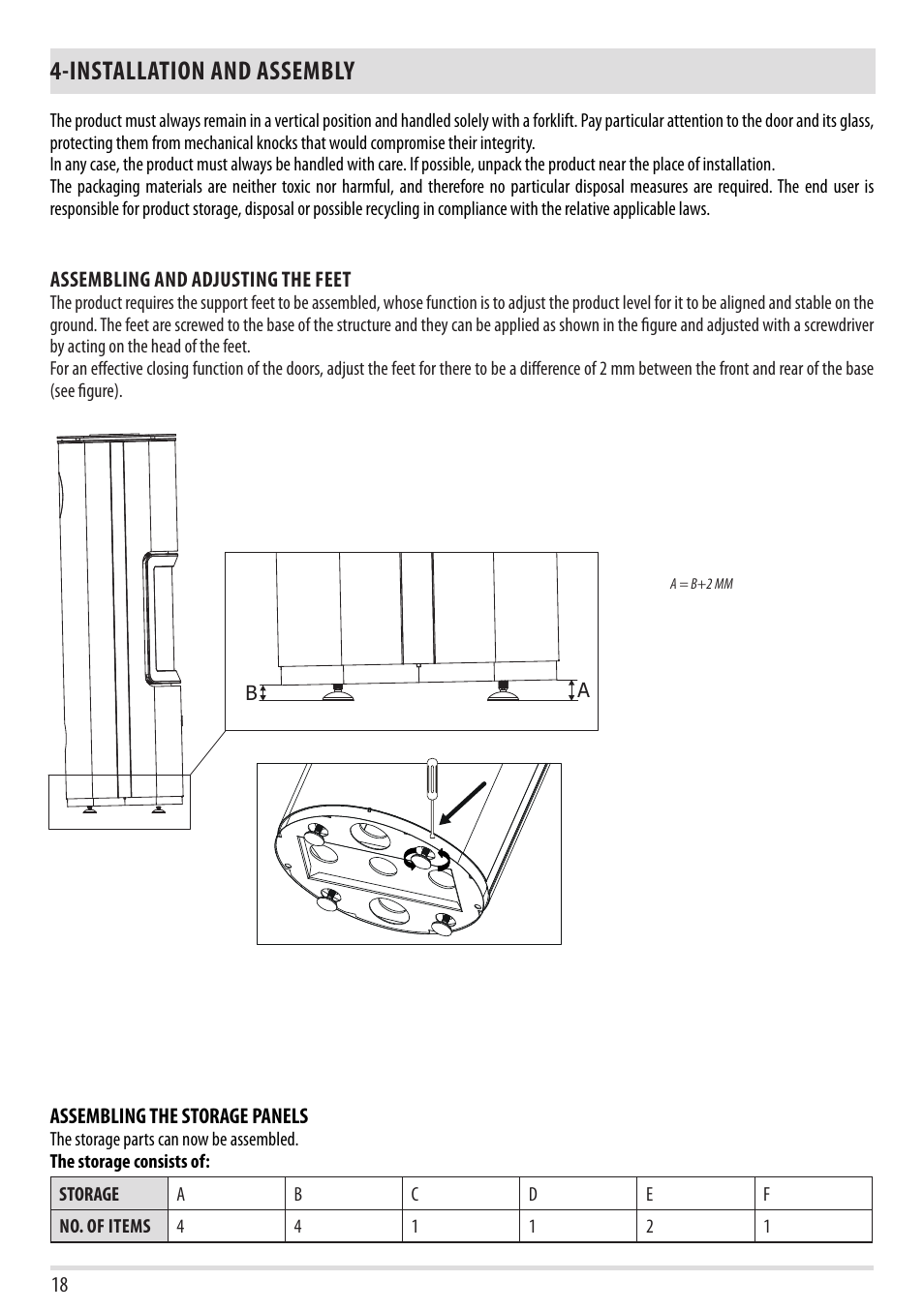 Installation and assembly | MCZ Stripe Overnight User Manual | Page 20 / 36
