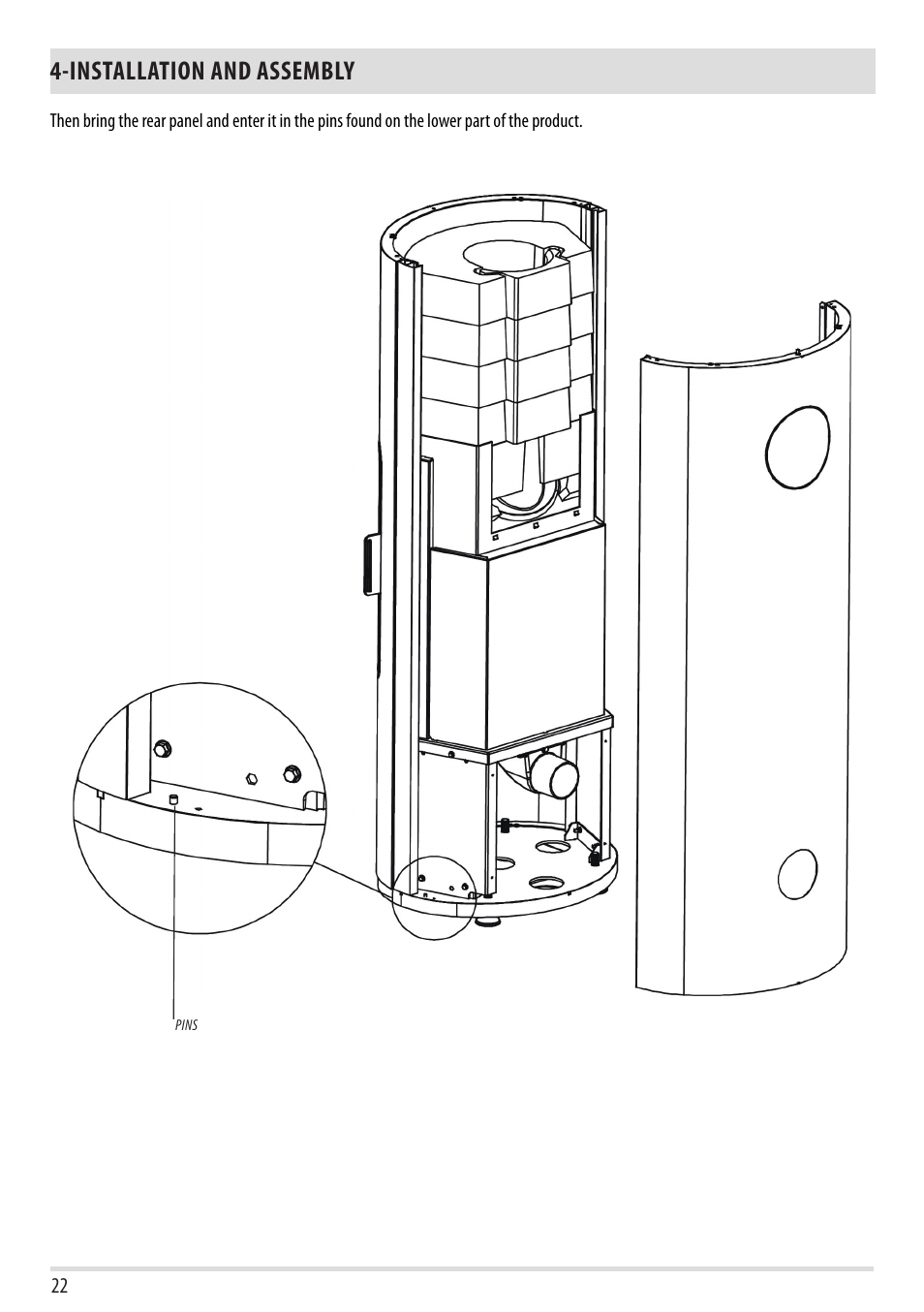 Installation and assembly | MCZ Stripe Overnight User Manual | Page 24 / 36