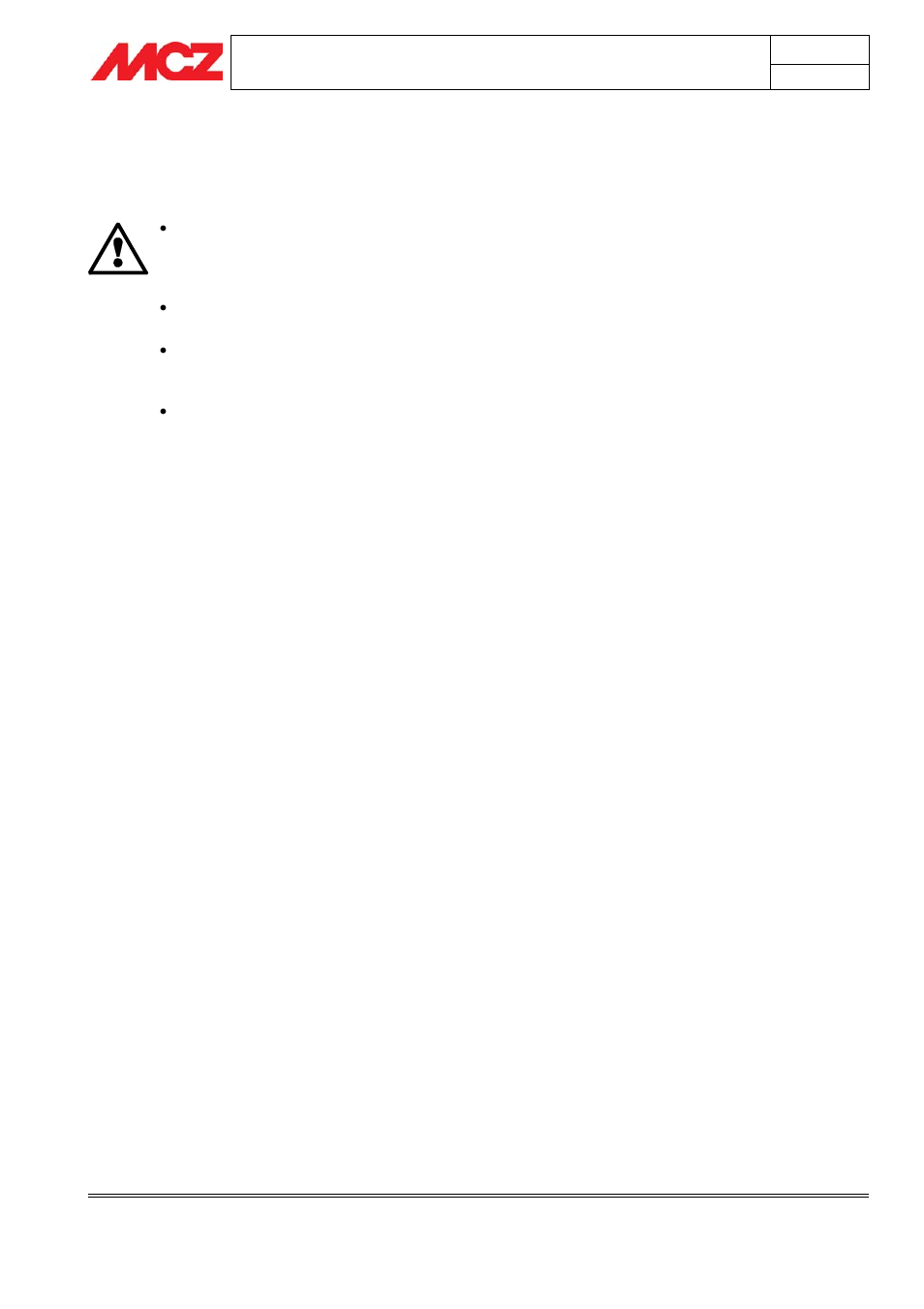 Warnings and warranty conditions | MCZ Gaudi User Manual | Page 3 / 35