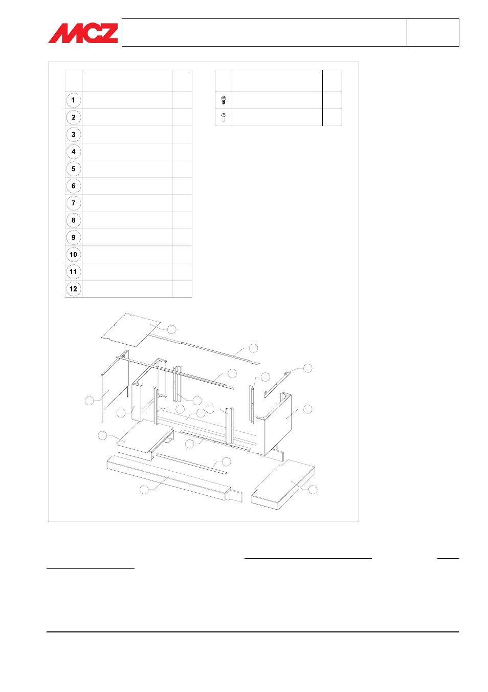 Gaudi' con vano, Installation and use manual chapter 3 gaudi, 8chapter 3 | MCZ Gaudi User Manual | Page 8 / 35