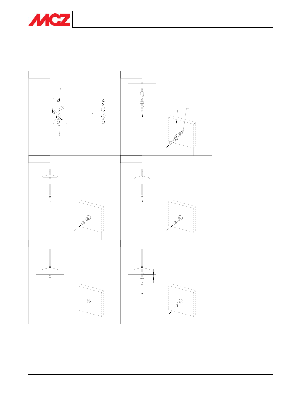 Phase 4 - assembly of goya frame | MCZ Goya User Manual | Page 10 / 13