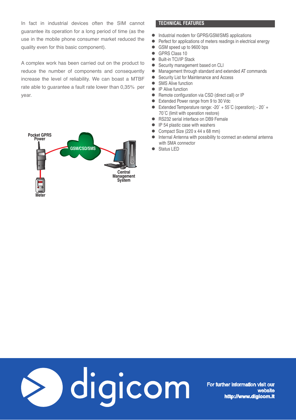 Digicom Pocket GPRS Power User Manual | Page 2 / 2