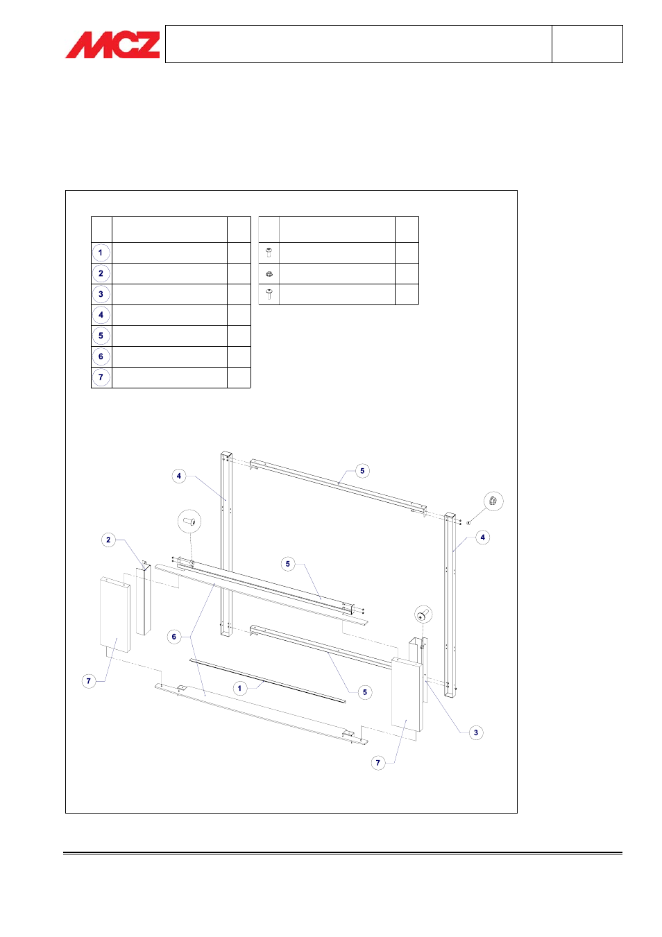 Assembly of klee cladding, Klee cladding components | MCZ Klee User Manual | Page 6 / 17