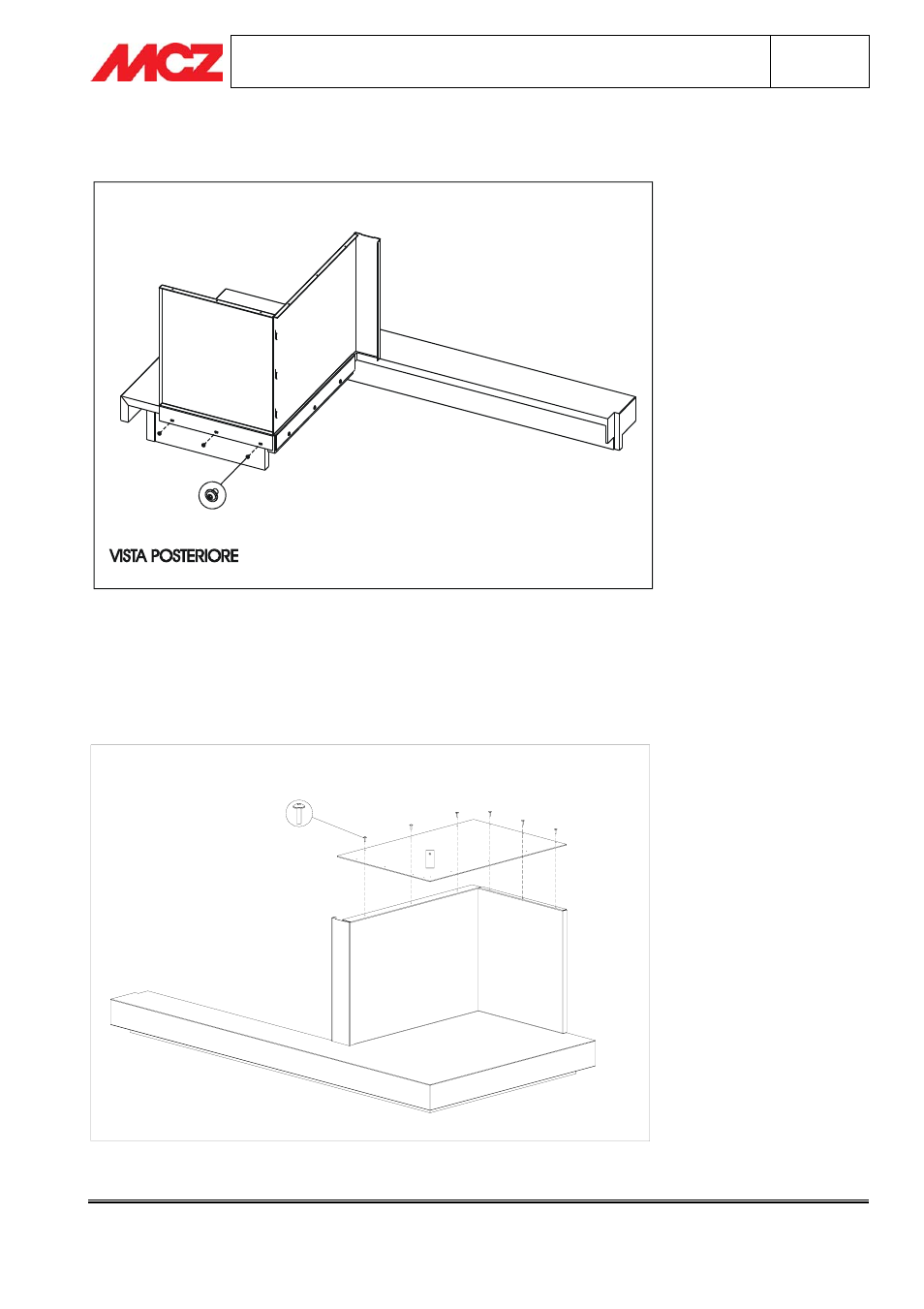 Phase 7 - assembly of top (element 4) | MCZ Modigliani User Manual | Page 12 / 19