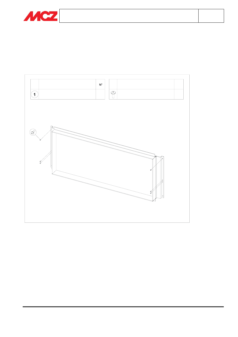 Assembly of passe-partout cladding | MCZ Passe-partout User Manual | Page 6 / 15