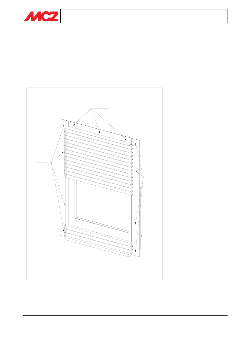 Phase 3 - assembly of steel structure (element 1) | MCZ Picasso User Manual | Page 9 / 16