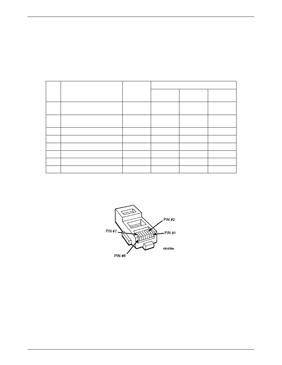 Vf connector pin assignments | Digicom COMSPHERE 3910 User Manual | Page 231 / 280