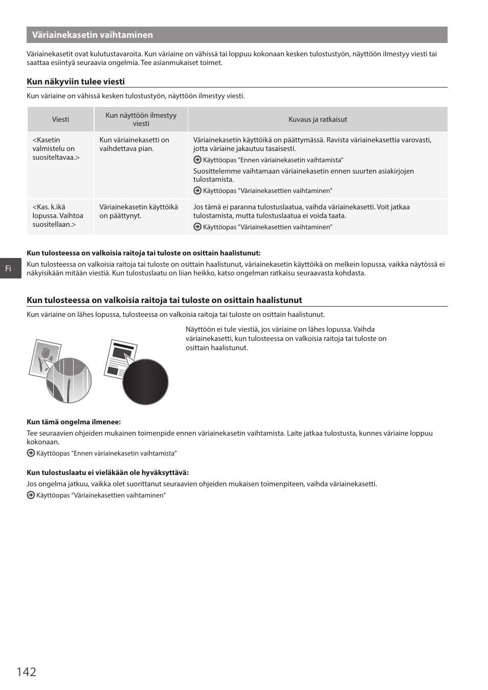 Väriainekasetin vaihtaminen | Canon i-SENSYS MF244dw User Manual | Page 142 / 308