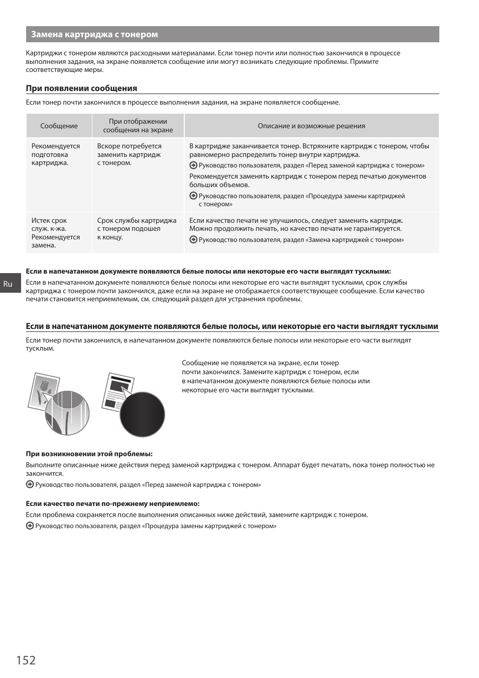 Замена картриджа с тонером | Canon i-SENSYS MF244dw User Manual | Page 152 / 308