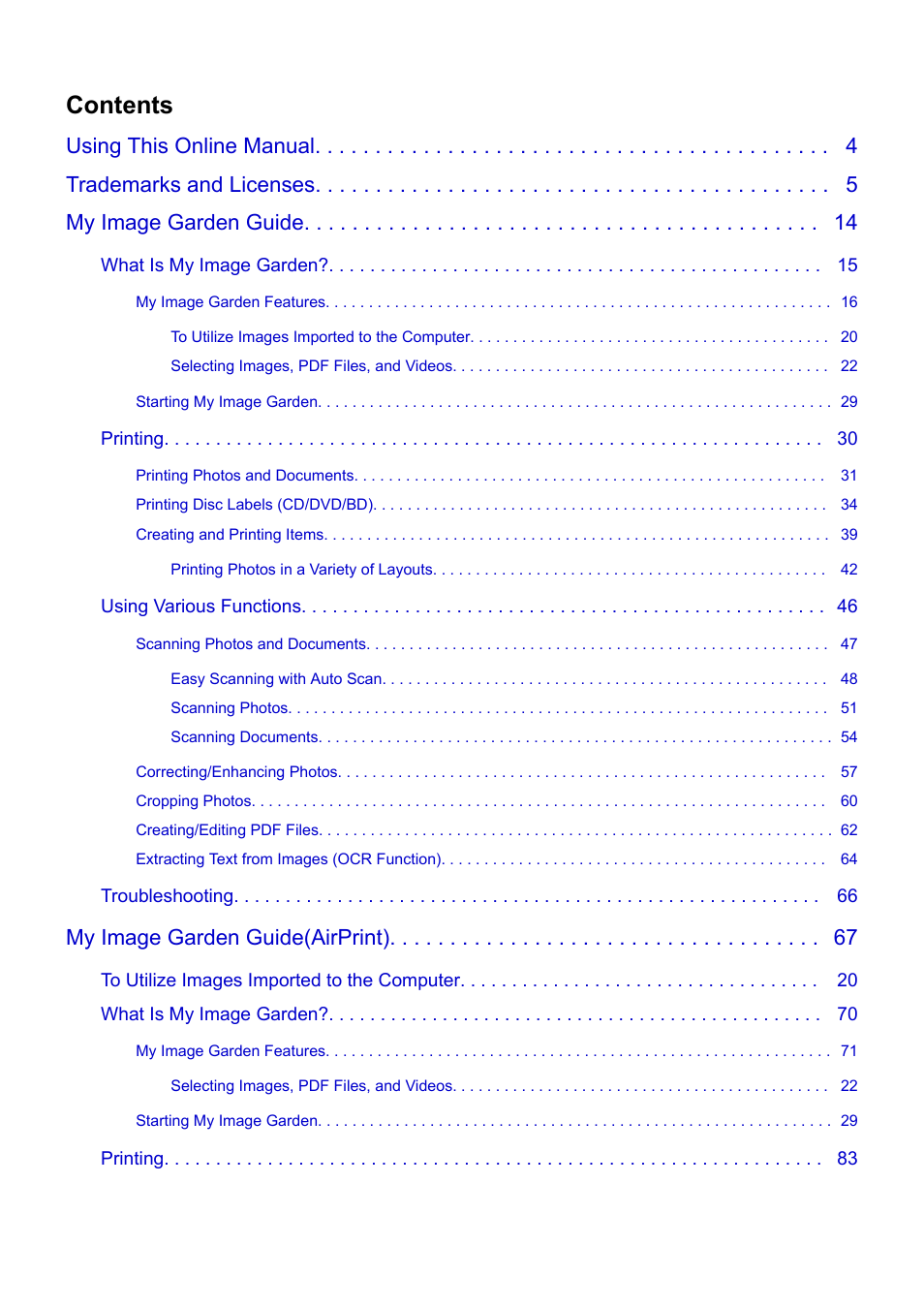 Canon PIXMA E474 User Manual | Page 2 / 115