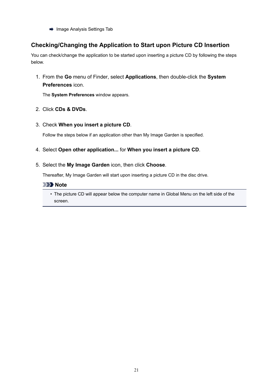 Canon PIXMA E474 User Manual | Page 21 / 115