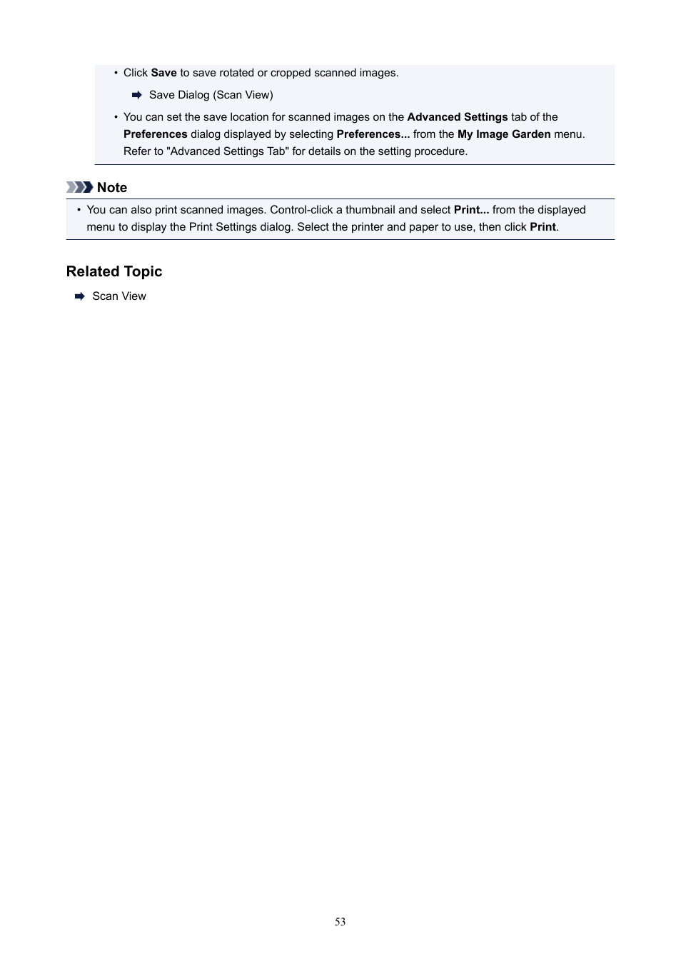 Related topic | Canon PIXMA E474 User Manual | Page 53 / 115