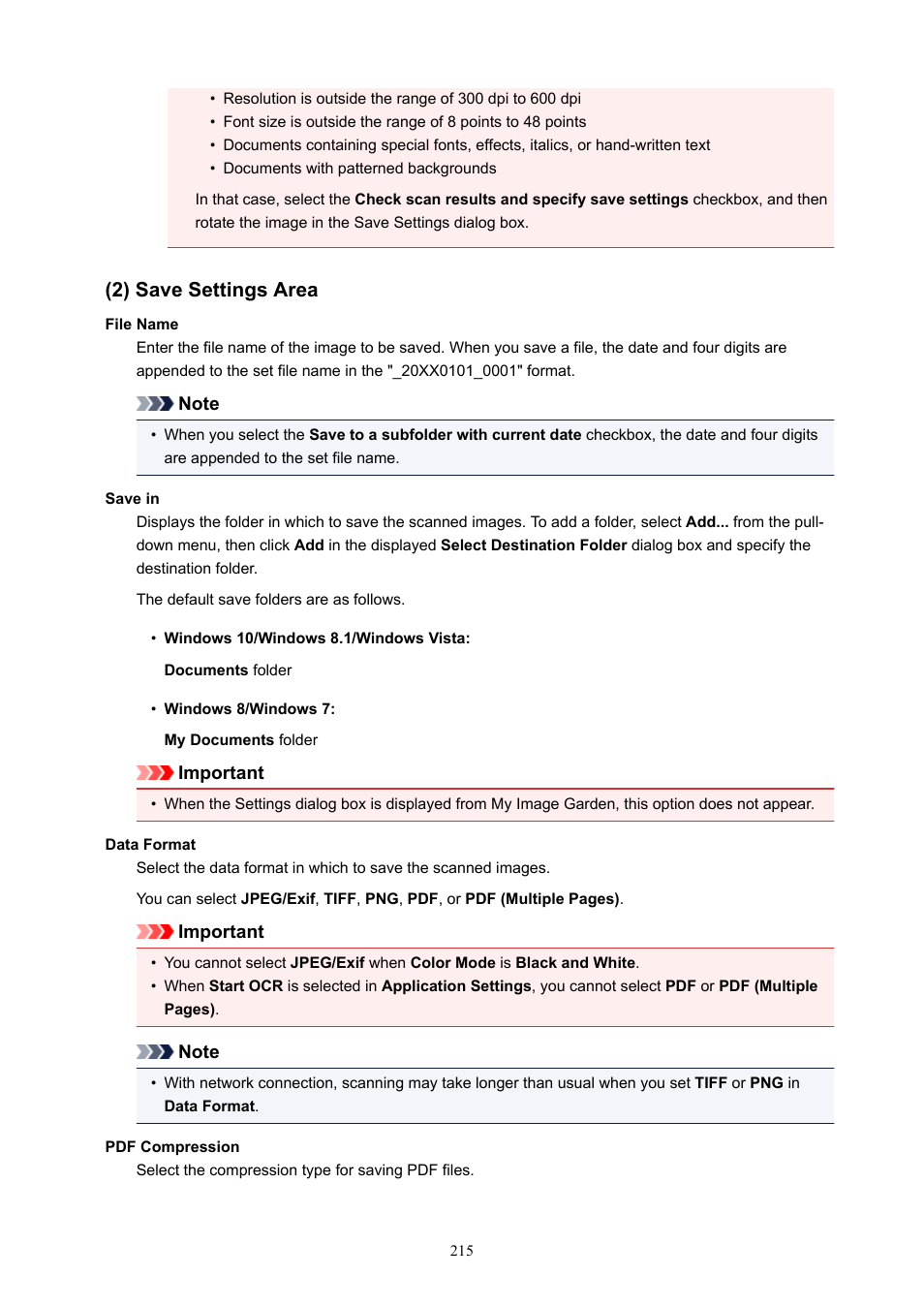 Canon PIXMA E474 User Manual | Page 215 / 350