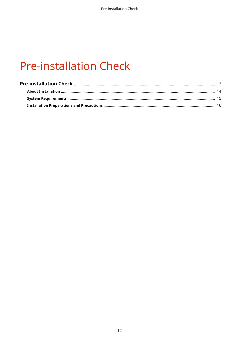 Pre-installation check | Canon i-SENSYS MF244dw User Manual | Page 14 / 60