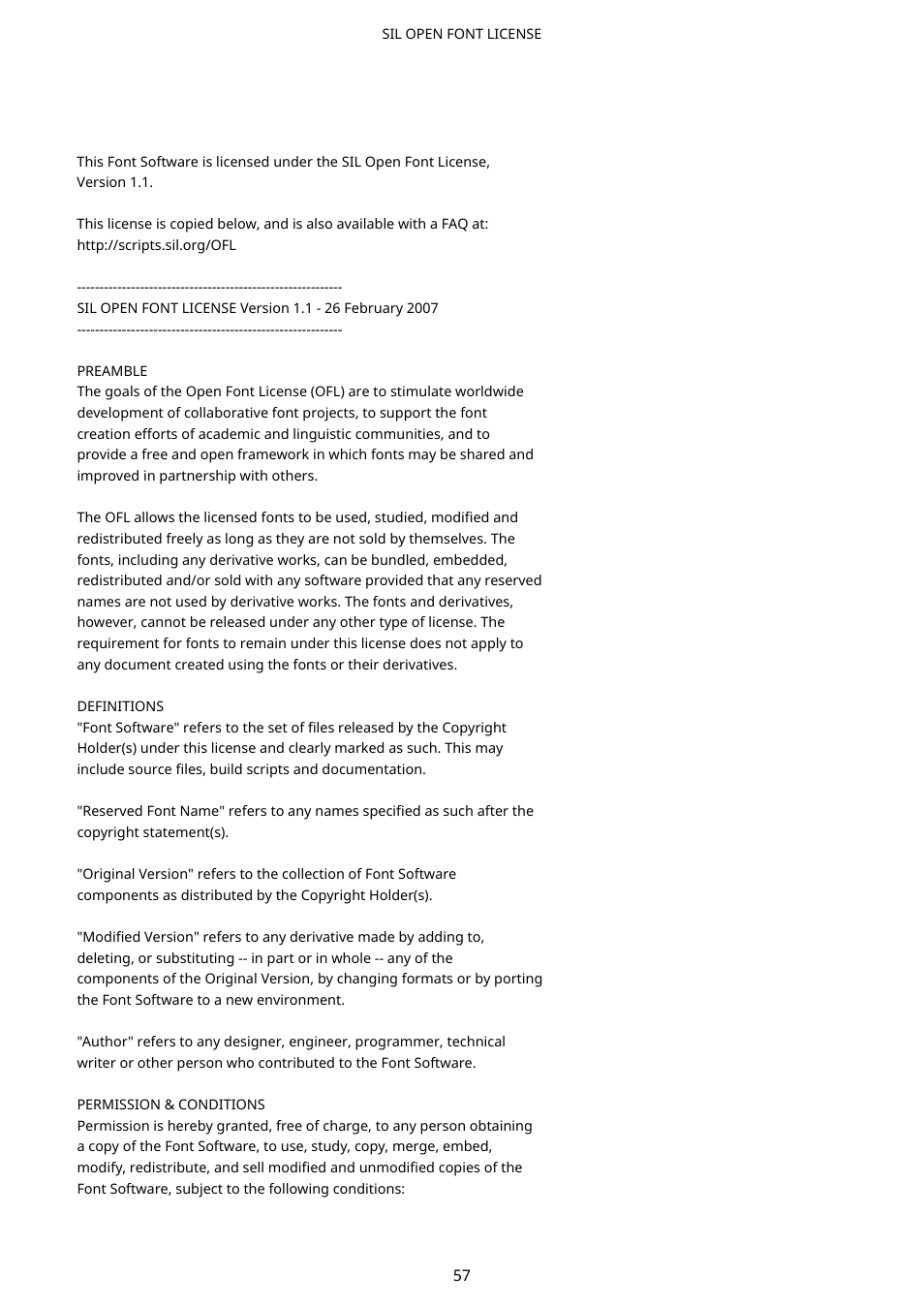 Sil open font license | Canon i-SENSYS MF244dw User Manual | Page 59 / 60