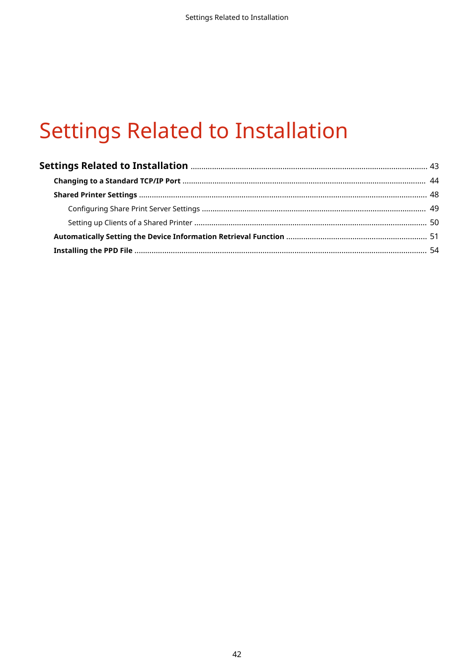 Settings related to installation | Canon i-SENSYS MF244dw User Manual | Page 45 / 85