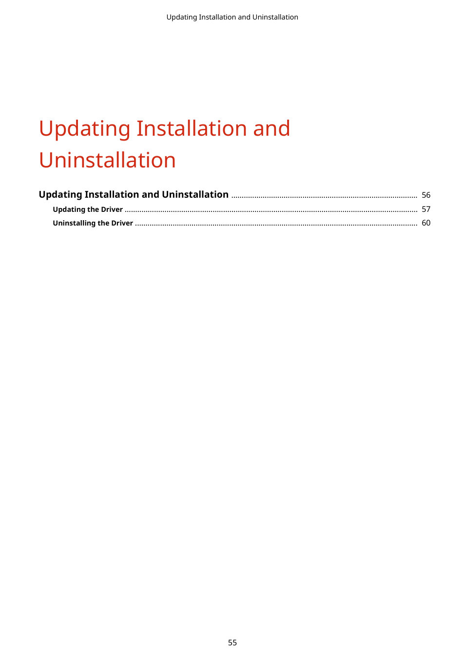 Updating installation and uninstallation | Canon i-SENSYS MF244dw User Manual | Page 58 / 85