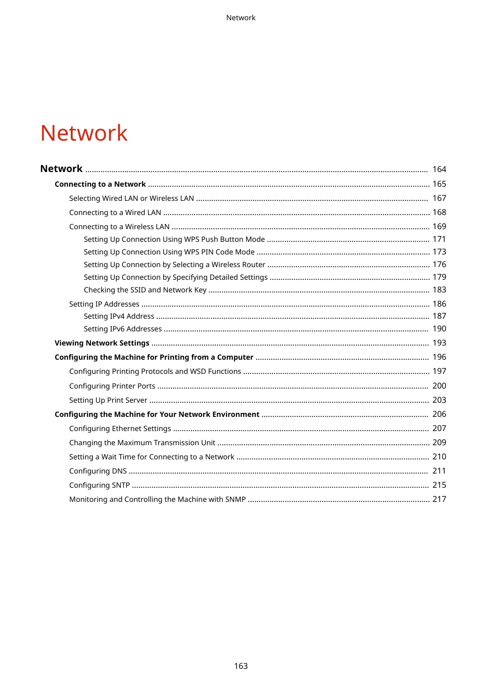 Network | Canon i-SENSYS MF244dw User Manual | Page 169 / 477