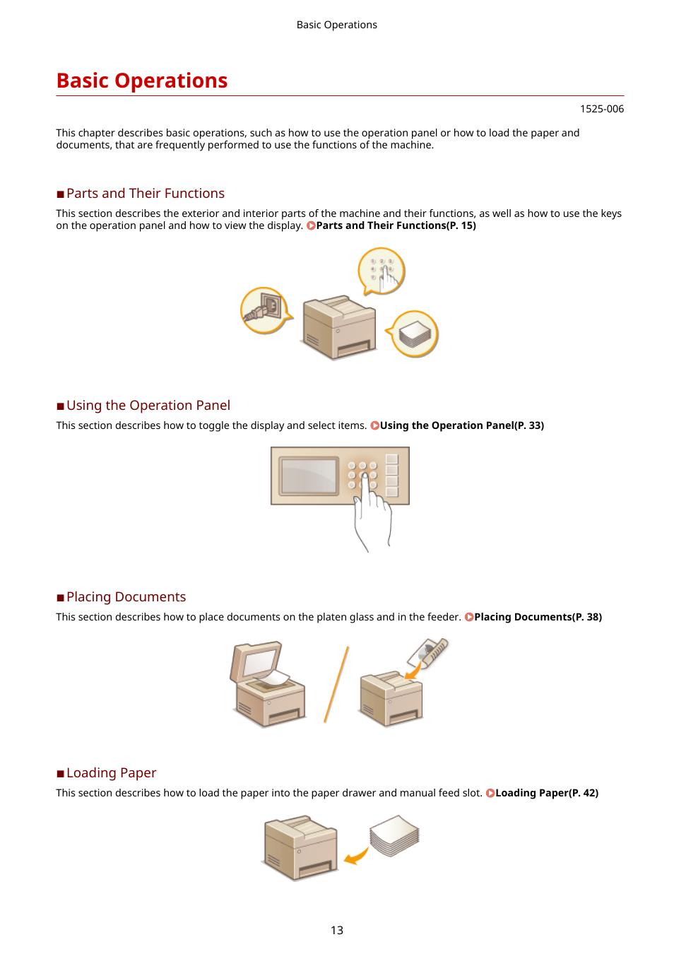 Basic operations | Canon i-SENSYS MF244dw User Manual | Page 19 / 477