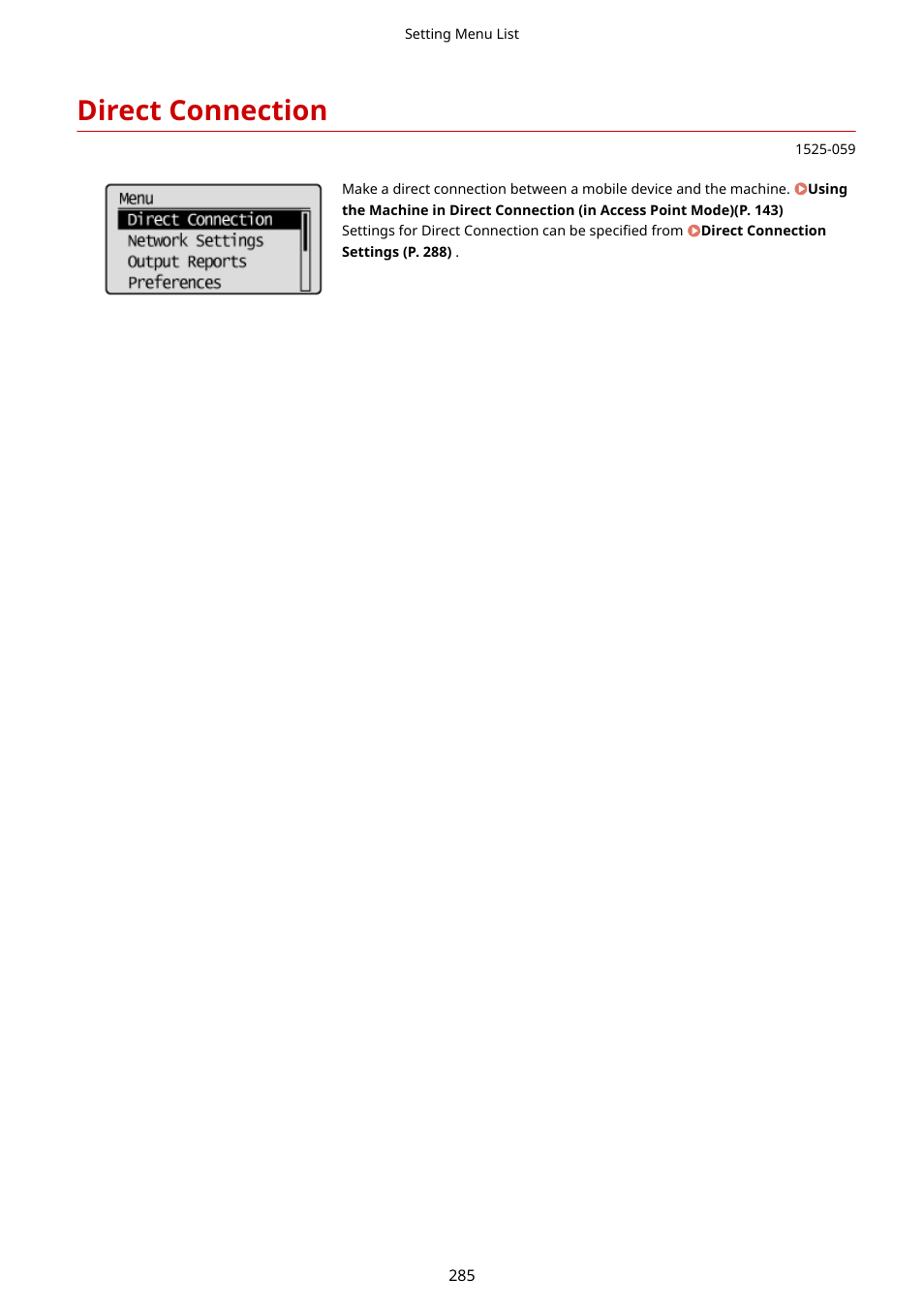 Direct connection | Canon i-SENSYS MF244dw User Manual | Page 291 / 477