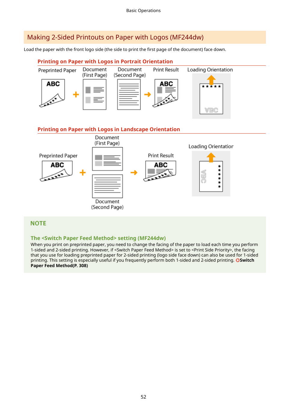 Canon i-SENSYS MF244dw User Manual | Page 58 / 477