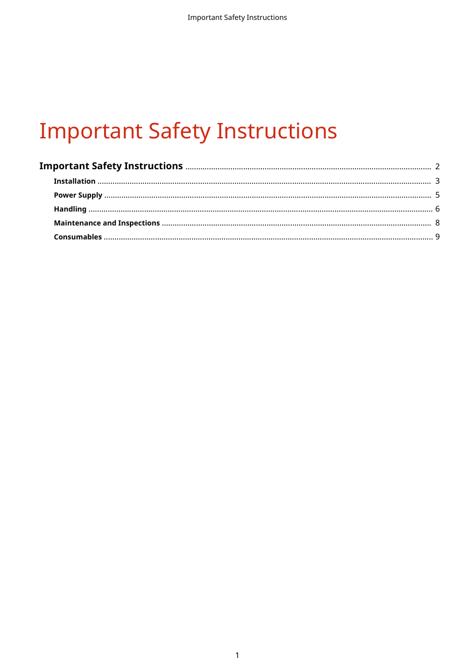 Important safety instructions | Canon i-SENSYS MF244dw User Manual | Page 7 / 477