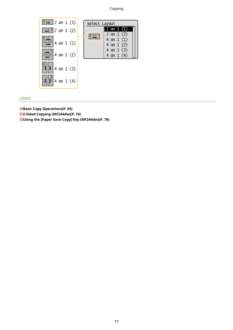 Canon i-SENSYS MF244dw User Manual | Page 83 / 477