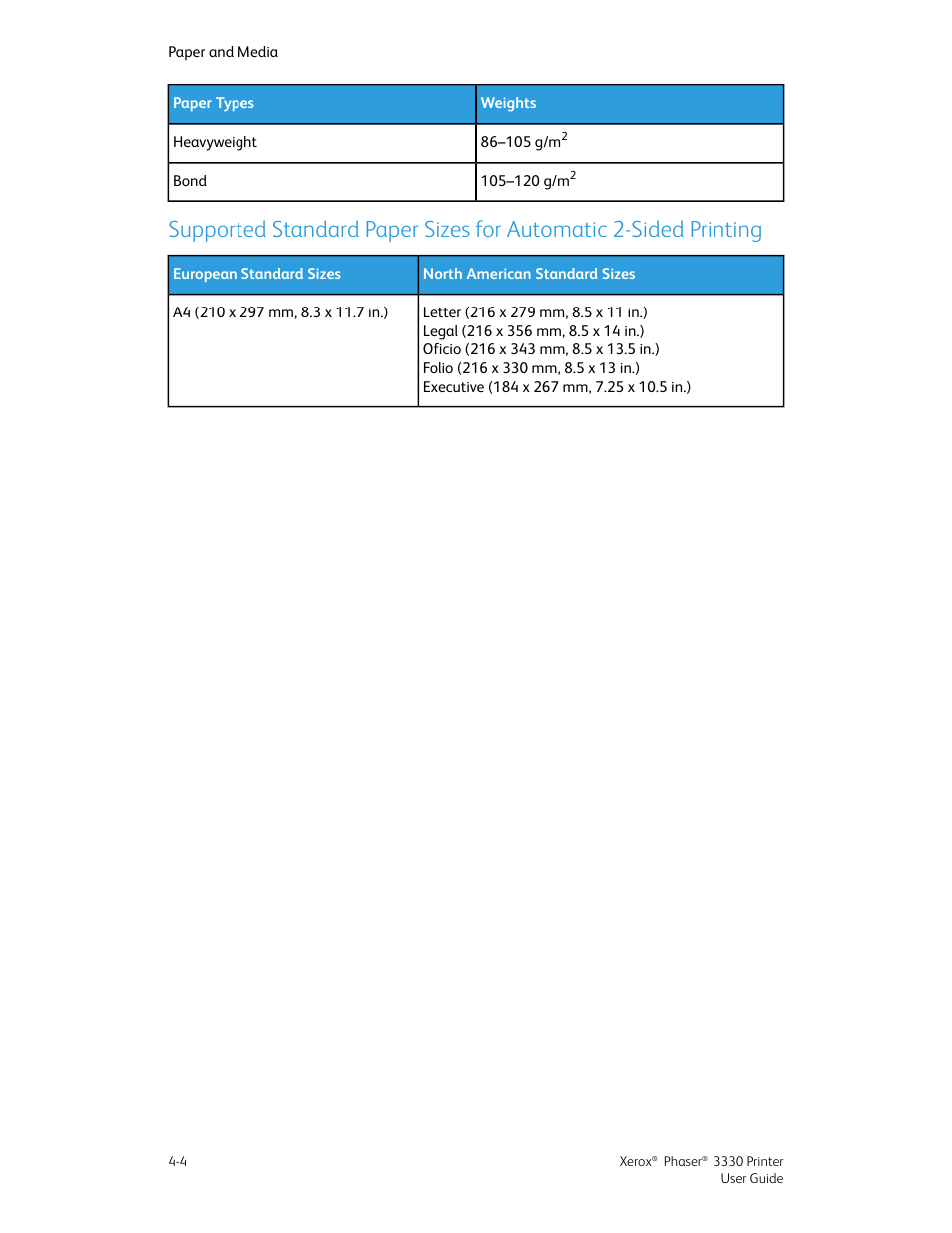 Printing -4 | Xerox Phaser 3330 User Manual | Page 42 / 114