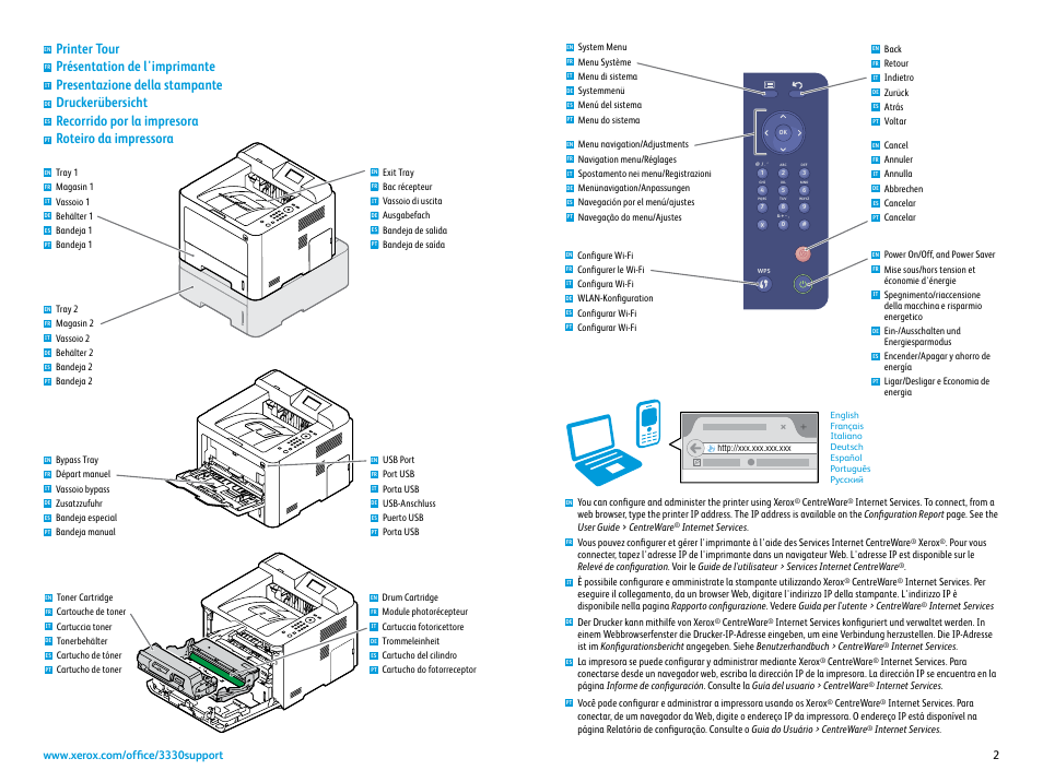 Xerox Phaser 3330 User Manual | Page 2 / 5