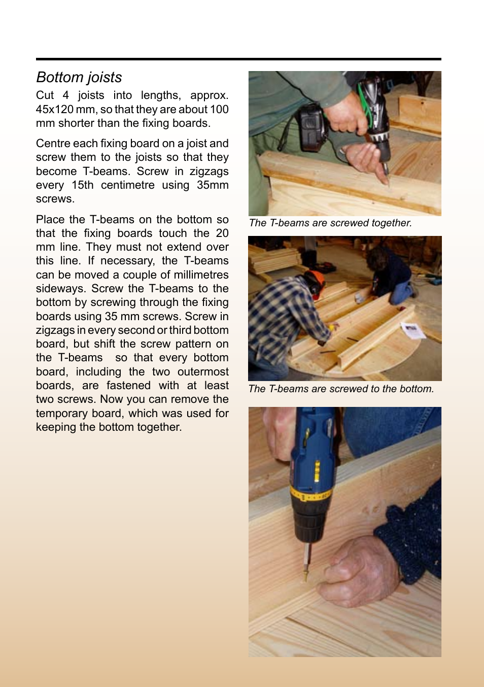 Bottom joists | Logosol M8 User Manual | Page 14 / 40