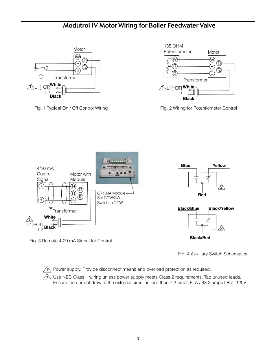 Marwin Valve FW4700 Series Boiler Feedwater Valve User Manual | Page 3 / 4