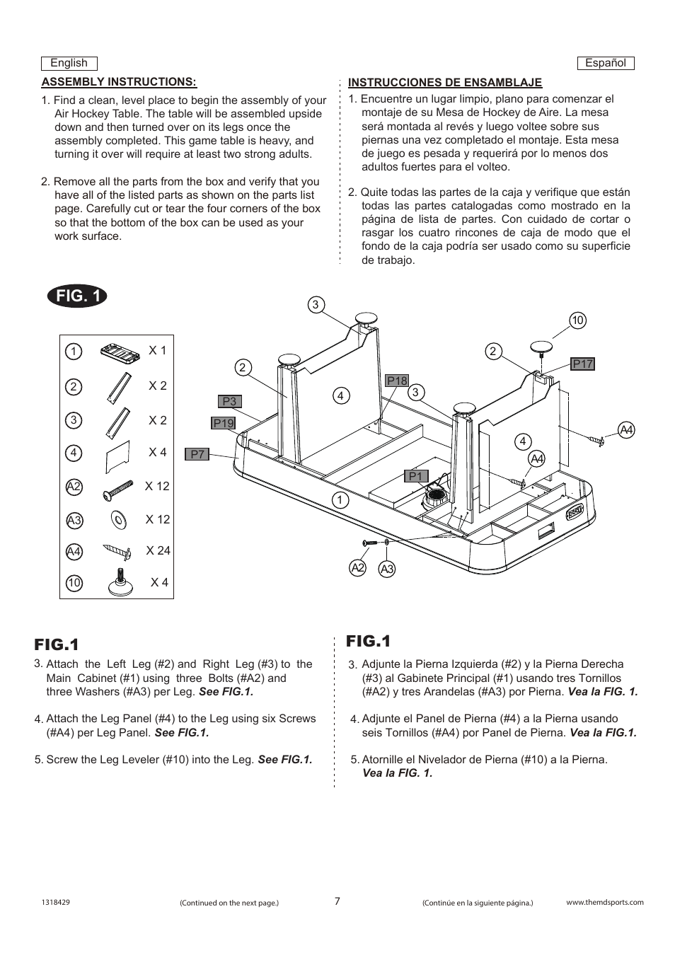 Fig. 1, Fig.1 | Medal Sports SH1318429 User Manual | Page 8 / 14