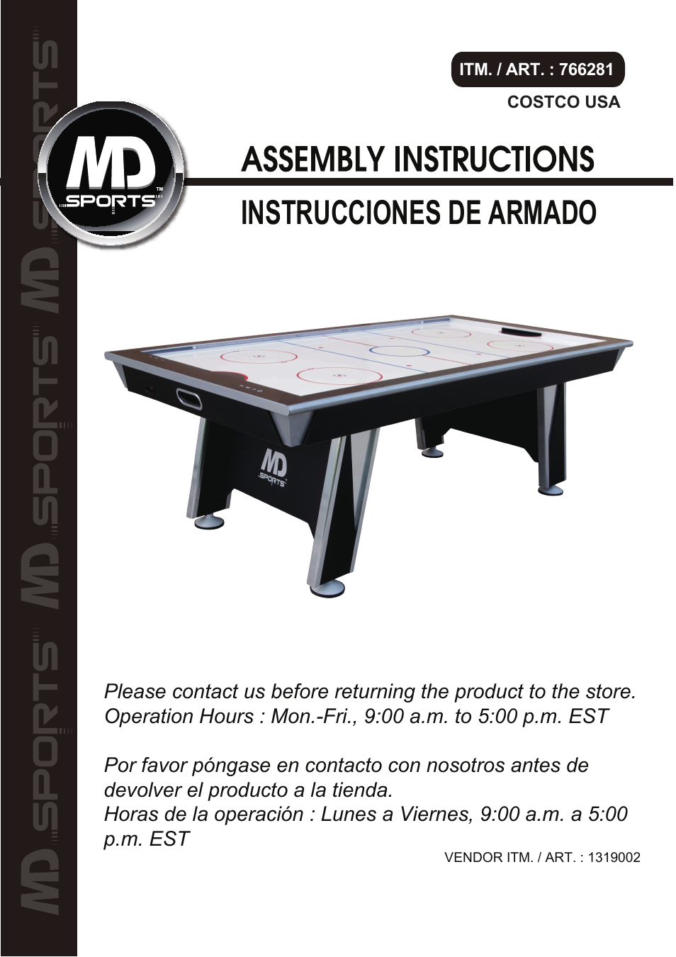 Medal Sports CS1319002/766281 User Manual | 15 pages