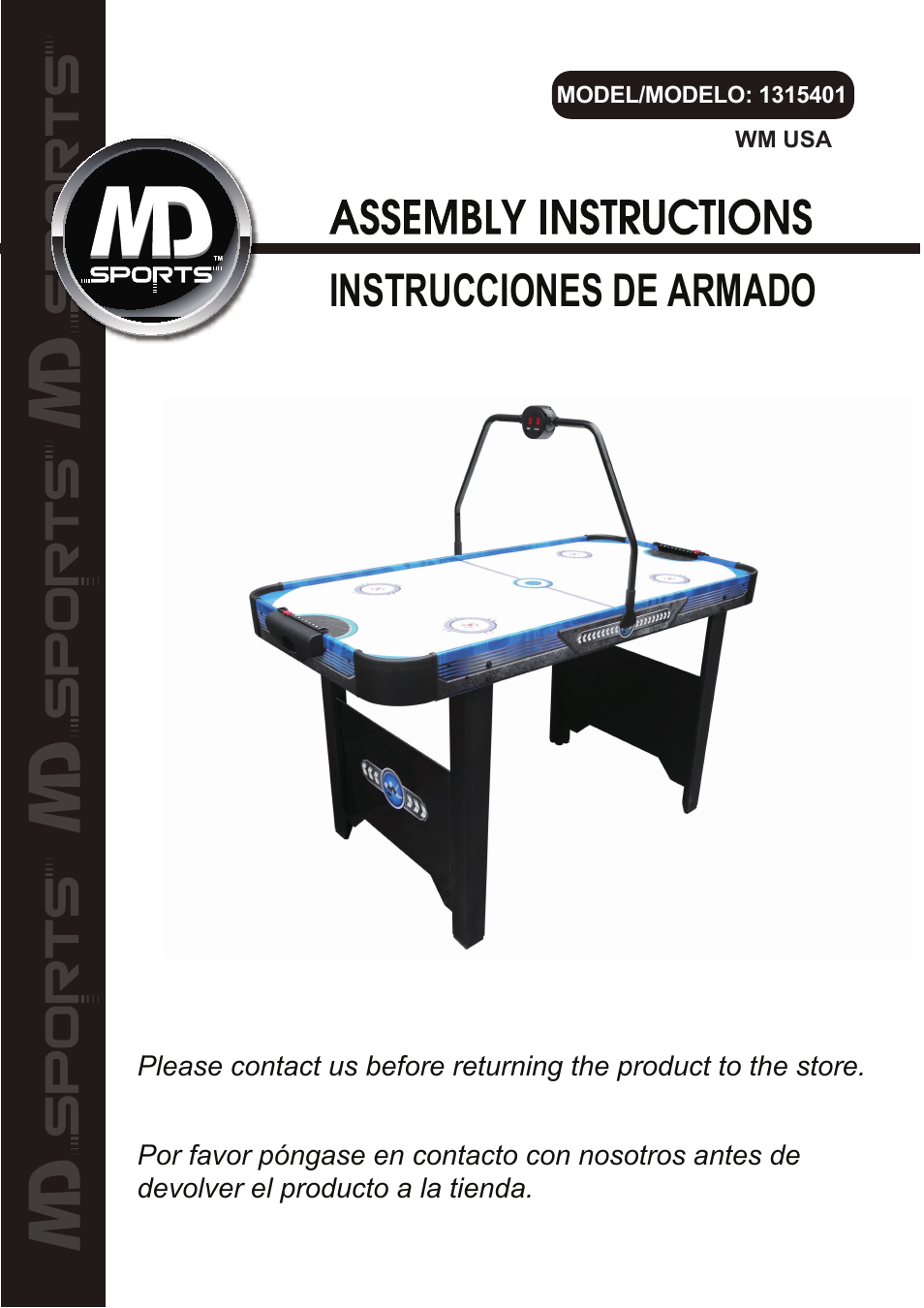 Medal Sports WMUS1315401 User Manual | 12 pages