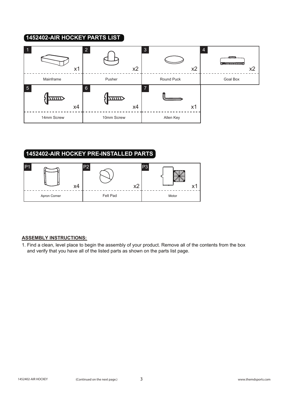 X1 x2 x2 x2, X4 x2 x1 | Medal Sports BJ1452402_AH User Manual | Page 4 / 7