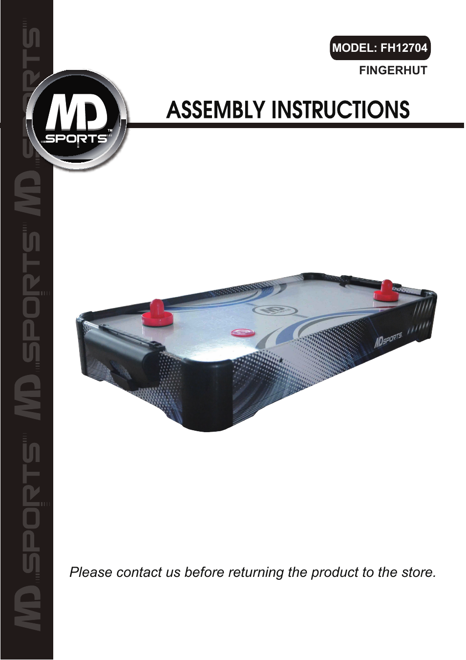 Medal Sports FH12704 User Manual | 7 pages
