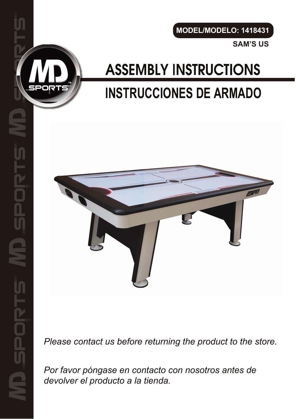 Medal Sports SMUS1418431 User Manual | 12 pages