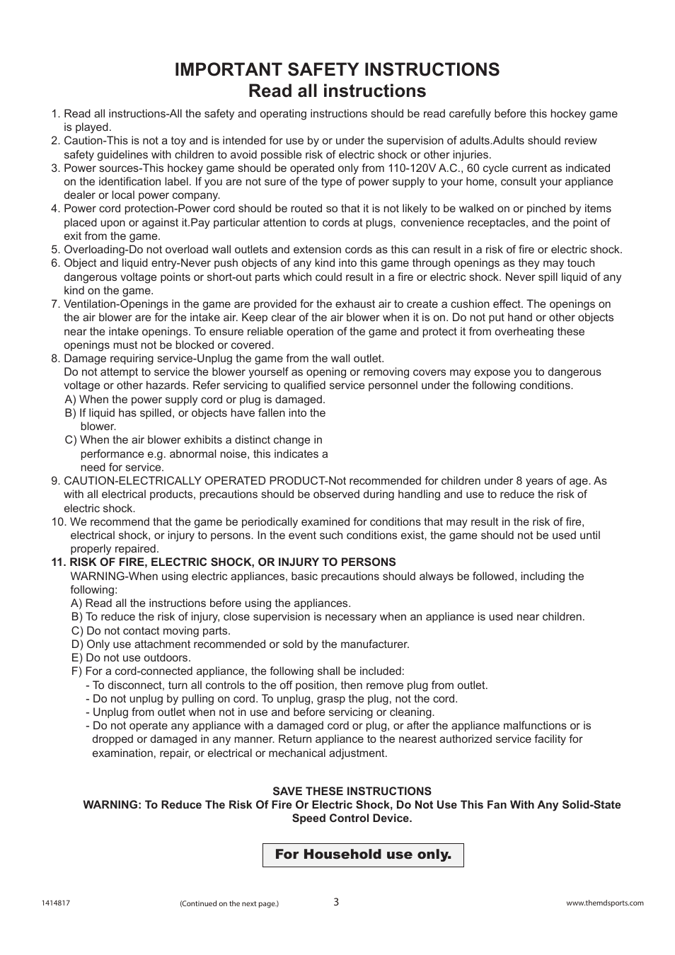 Medal Sports FH1414817 User Manual | Page 4 / 9