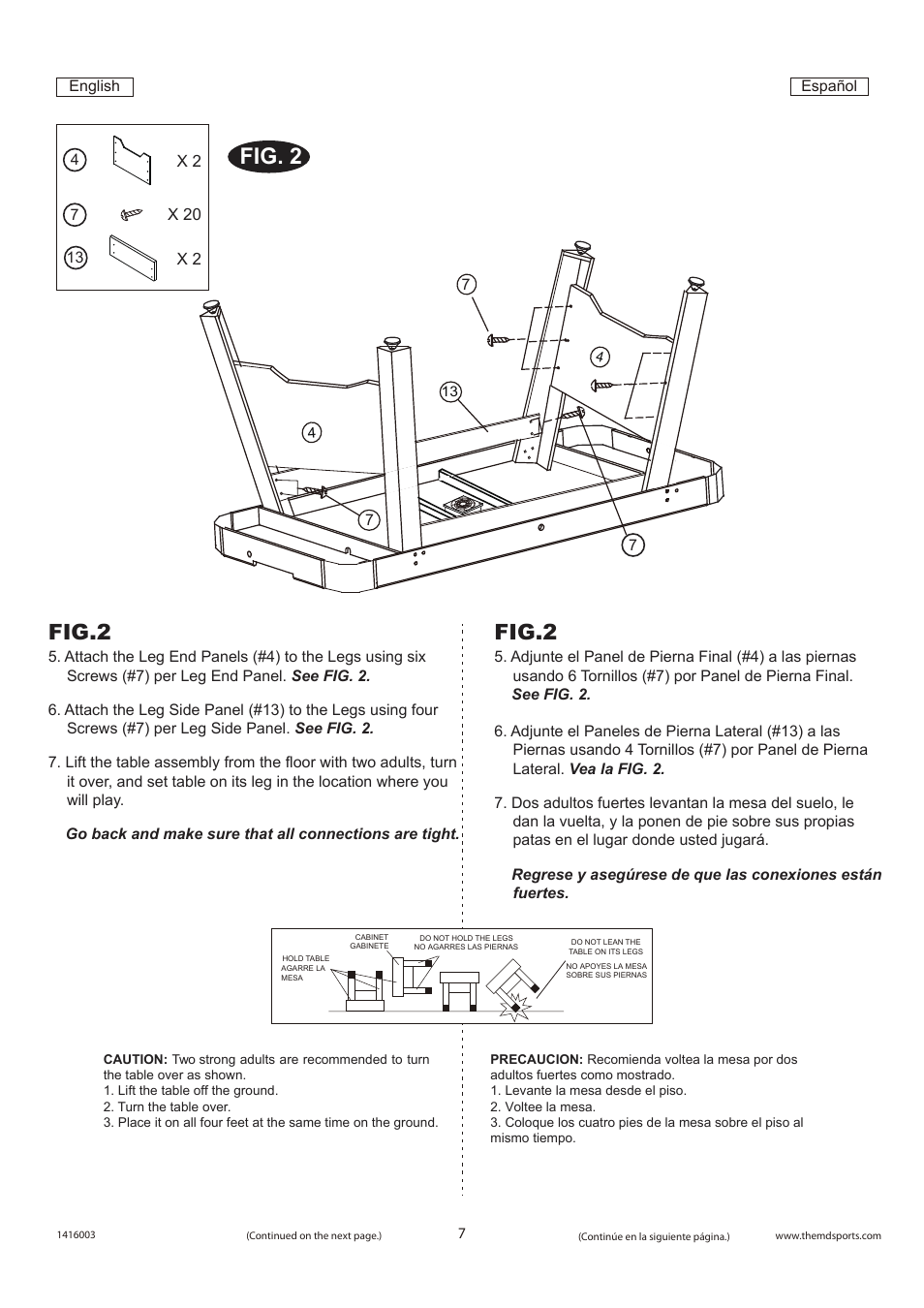 Fig. 2, Fig.2 | Medal Sports WM.com1416003 User Manual | Page 8 / 12